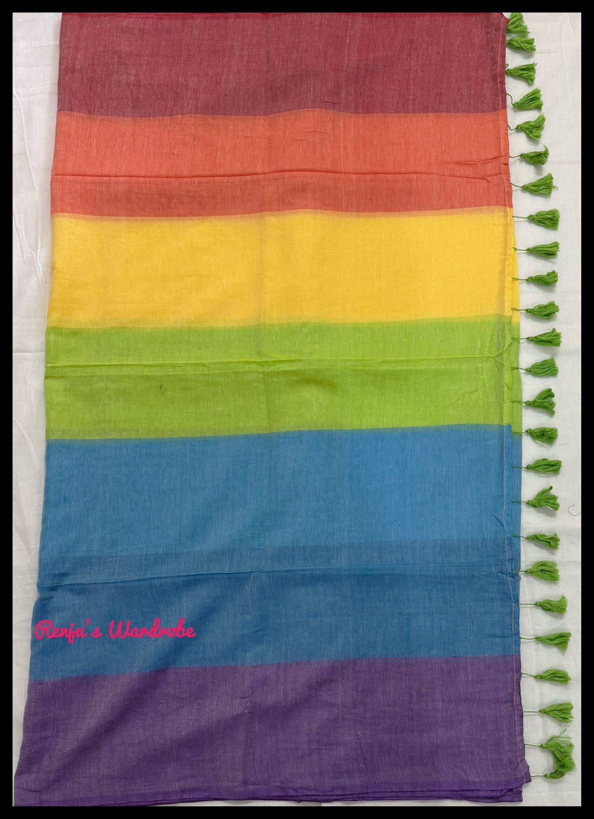 120 count rainbow sarees